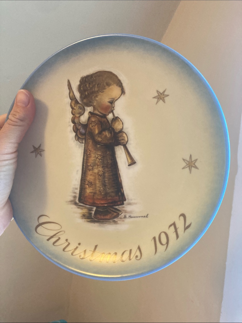 Hummel Angel Plate- Christmas 1972 - Picture 7 of 8